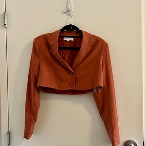 Cropped Rust Jacket by WeWoreWhat